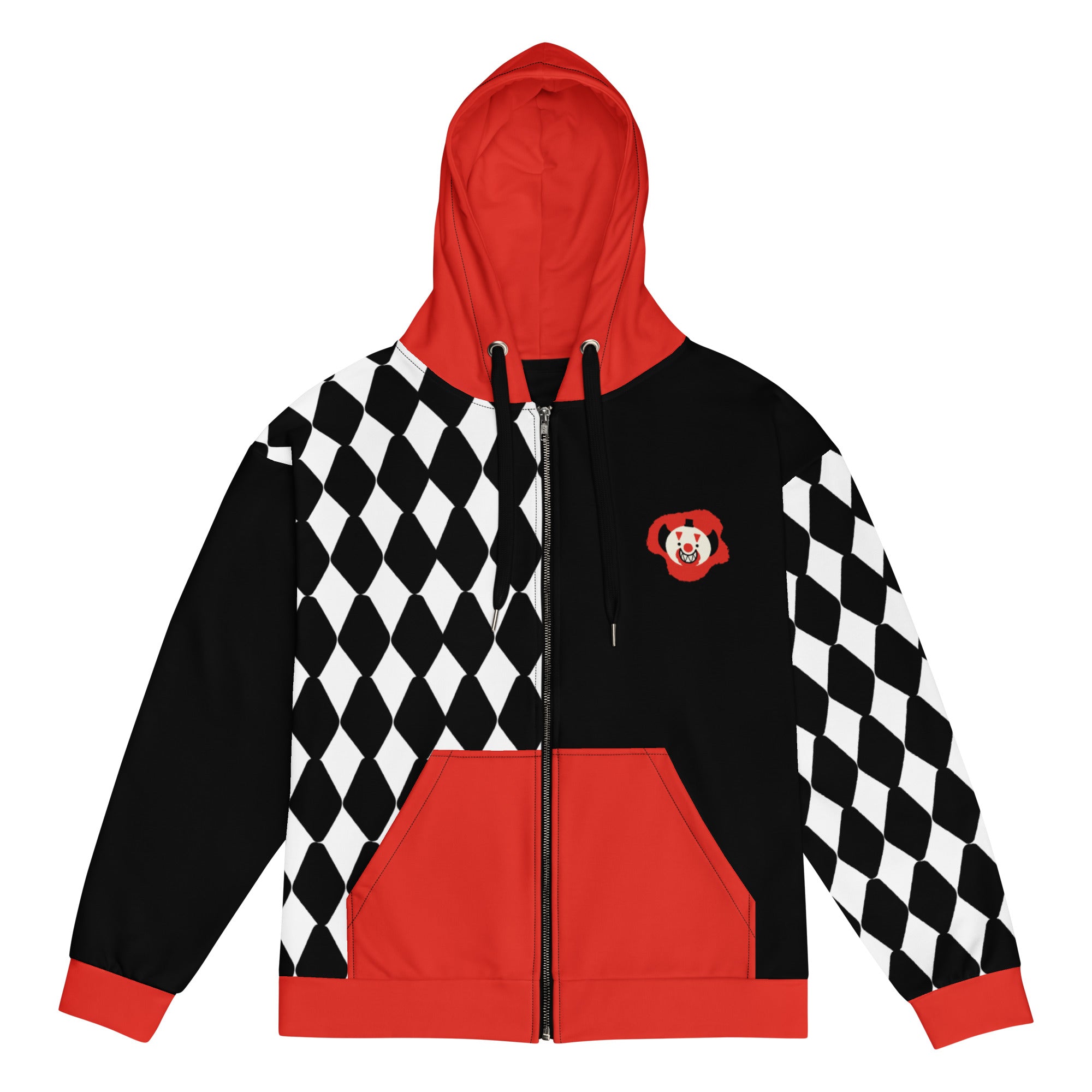 Spoopy the Horror Clown Unisex zip hoodie 2XS - 6XL – Noodlecat Studio