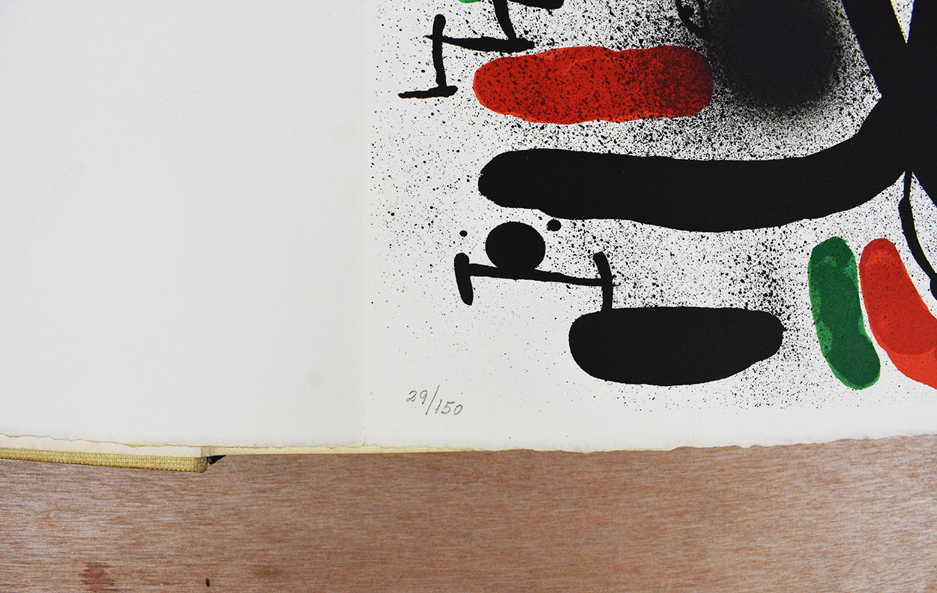 ジョアン・ミロ版画カタログレゾネ Joan Miro Litografo 4冊組（3冊特