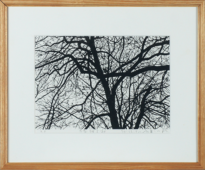 Soichiro Tomioka / 富岡惣一郎版画額「早春雑木林」 | Natsume Books