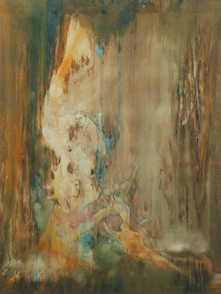 Tatsuhiko Yokoo / 横尾龍彦画額「超越せるるものの沈黙」 | Natsume Books