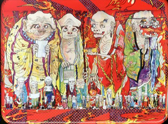 村上隆の五百羅漢図展 ポストカードセット / | Natsume Books