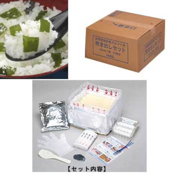 尾西食品 アルファ米炊き出しセット50食分タイプ わかめご飯 650-L