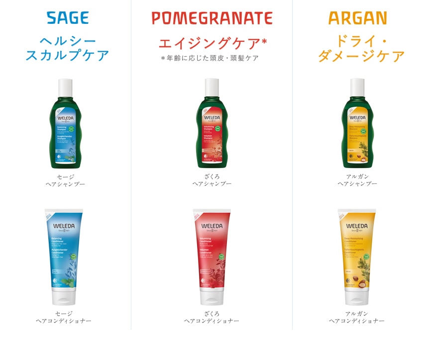 ヴェレダ ざくろ ヘアコンディショナ― 【エイジングケア】: WELEDA