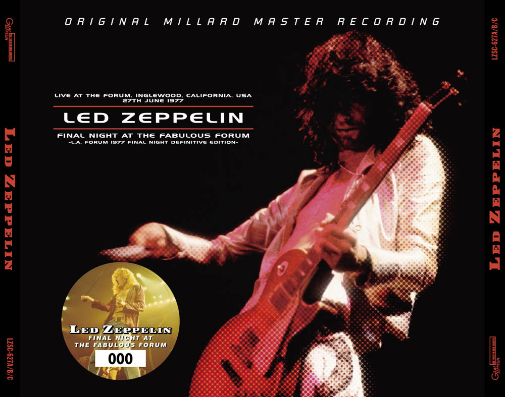 LED ZEPPELIN - FINAL NIGHT AT THE FABULOUS FORUM (3CD) - navy-blue