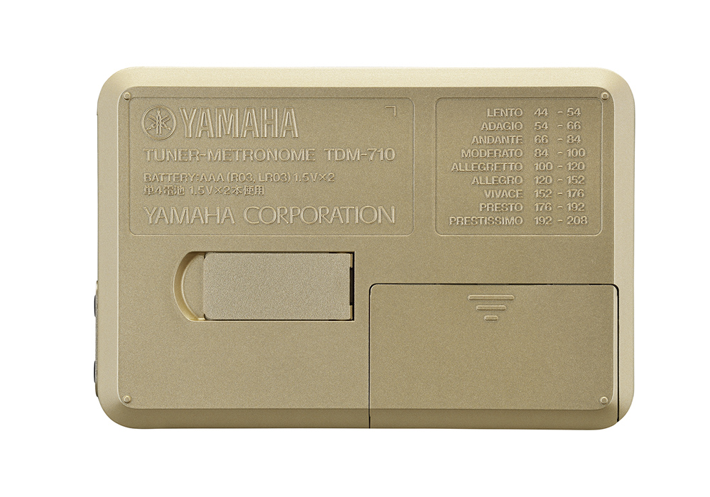 ヤマハ チューナーメトロノーム TDM-710GLM マイクセット｜ 管楽器専門