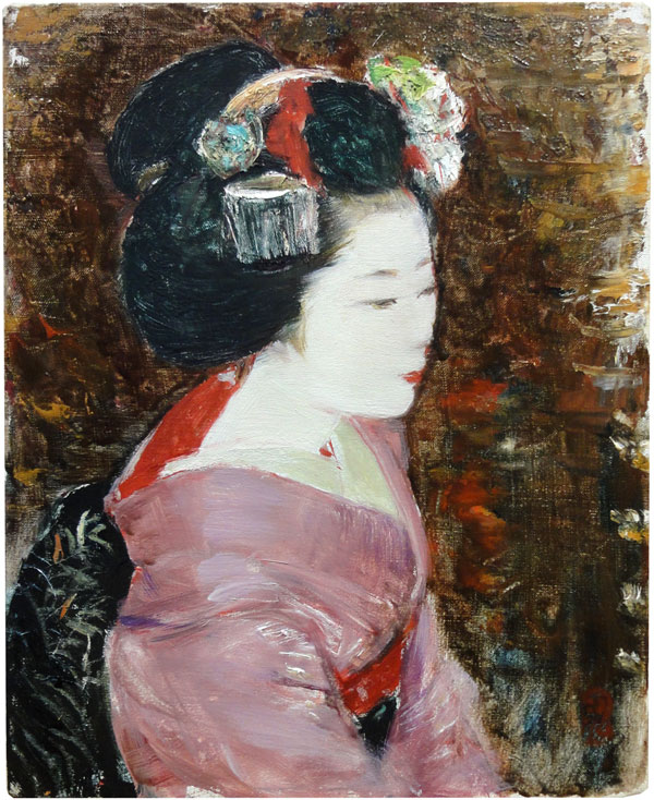 Web書画ミュージアム 鬼頭鍋三郎 舞妓