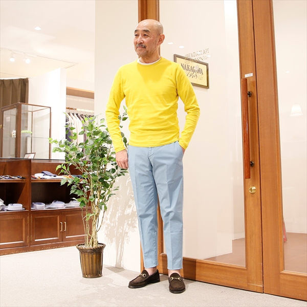 Cruciani クルチアーニ [春夏] 27ゲージ コットン クルーネック ニット