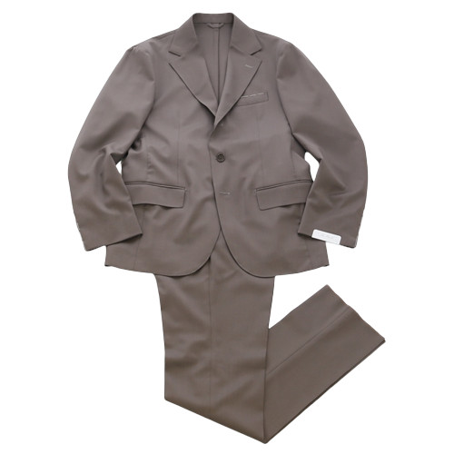 De Petrillo デ ペトリロ [春夏] スーツ ウール ブラウングレー 1