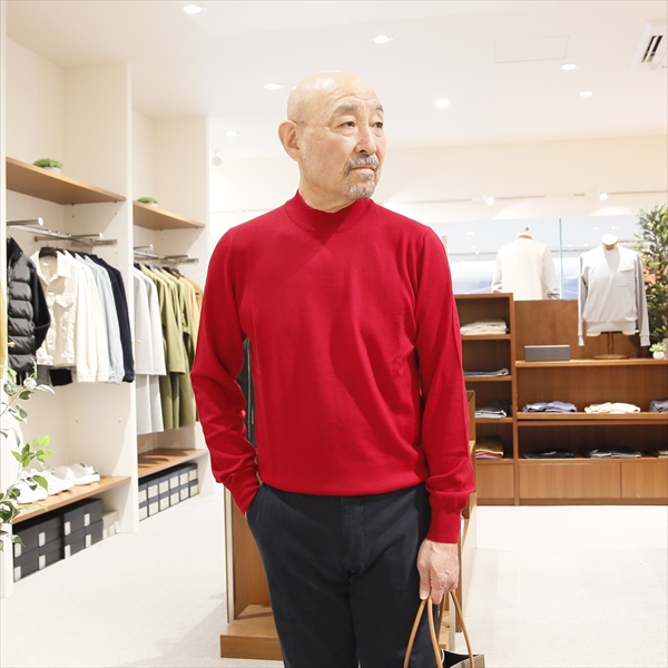 GRAN SASSO グランサッソ [秋冬] 12G メリノウール モックネック