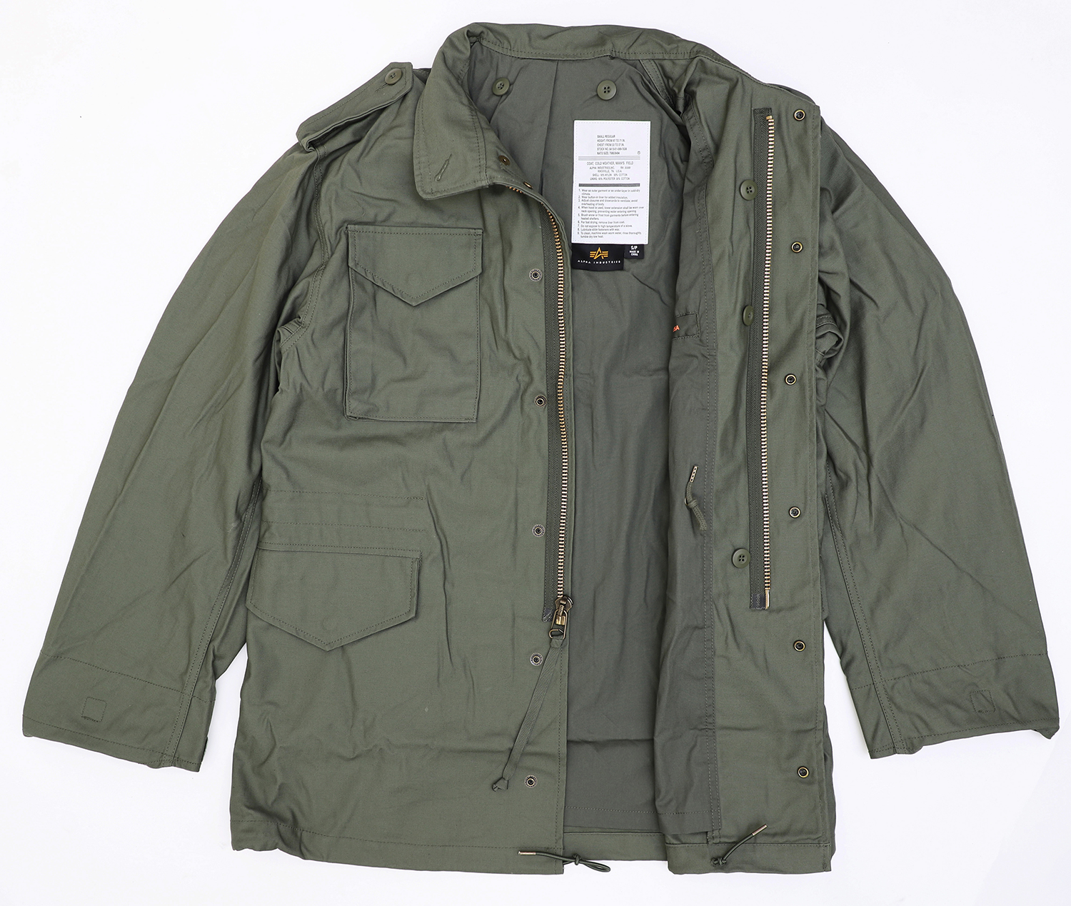 ALPHA M-65 FIELD JACKET ミリタリーショップ 革ジャン 中田商店