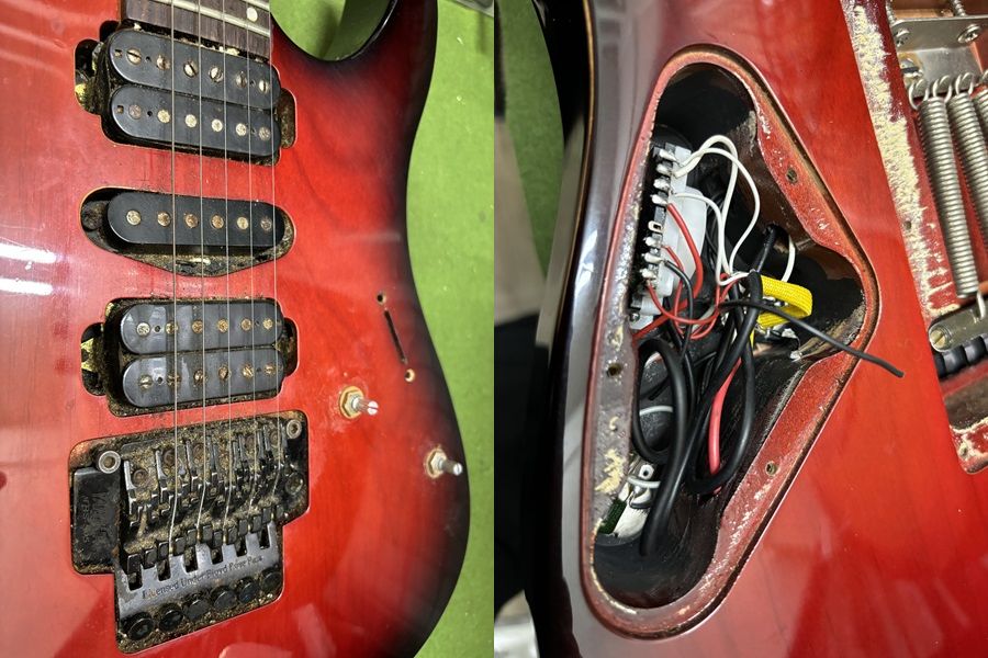 ジャンクギター！YAMAHA RGX-521D！復活への道！！ | スタッフブログ