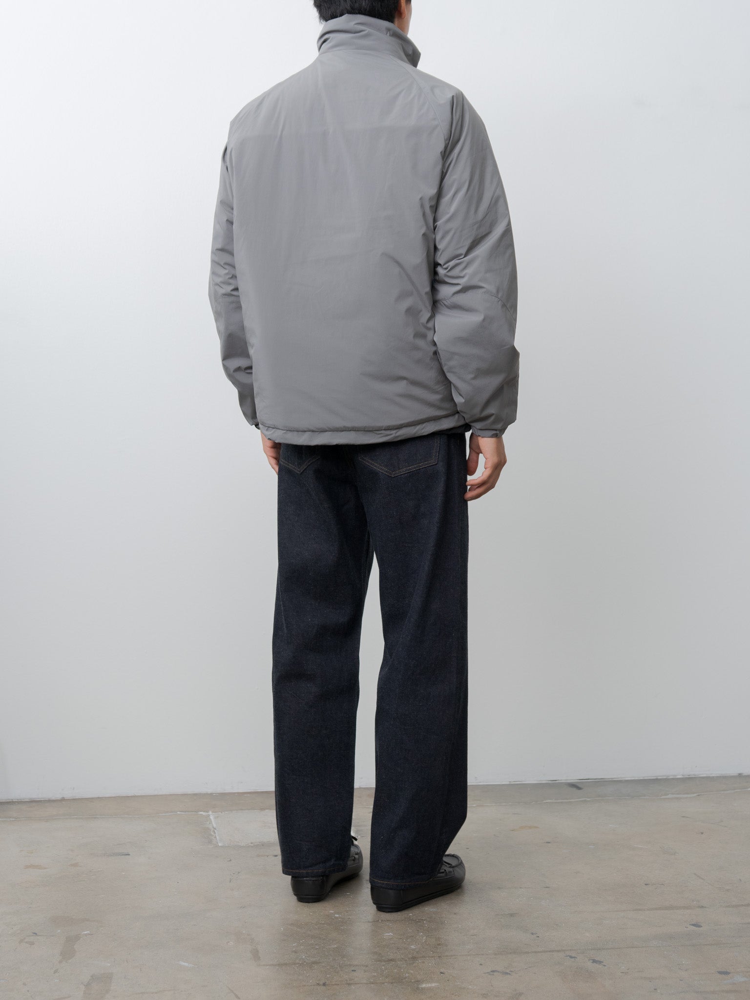 Namu Shop - Kaptain Sunshine Poly Nylon Puffer Jacket - Gray