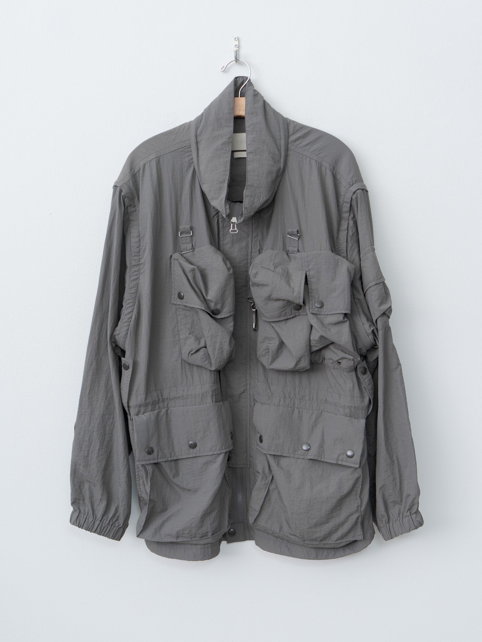 Namu Shop - Yoke Nylon Multi Pockets Detachable Utility Blouson