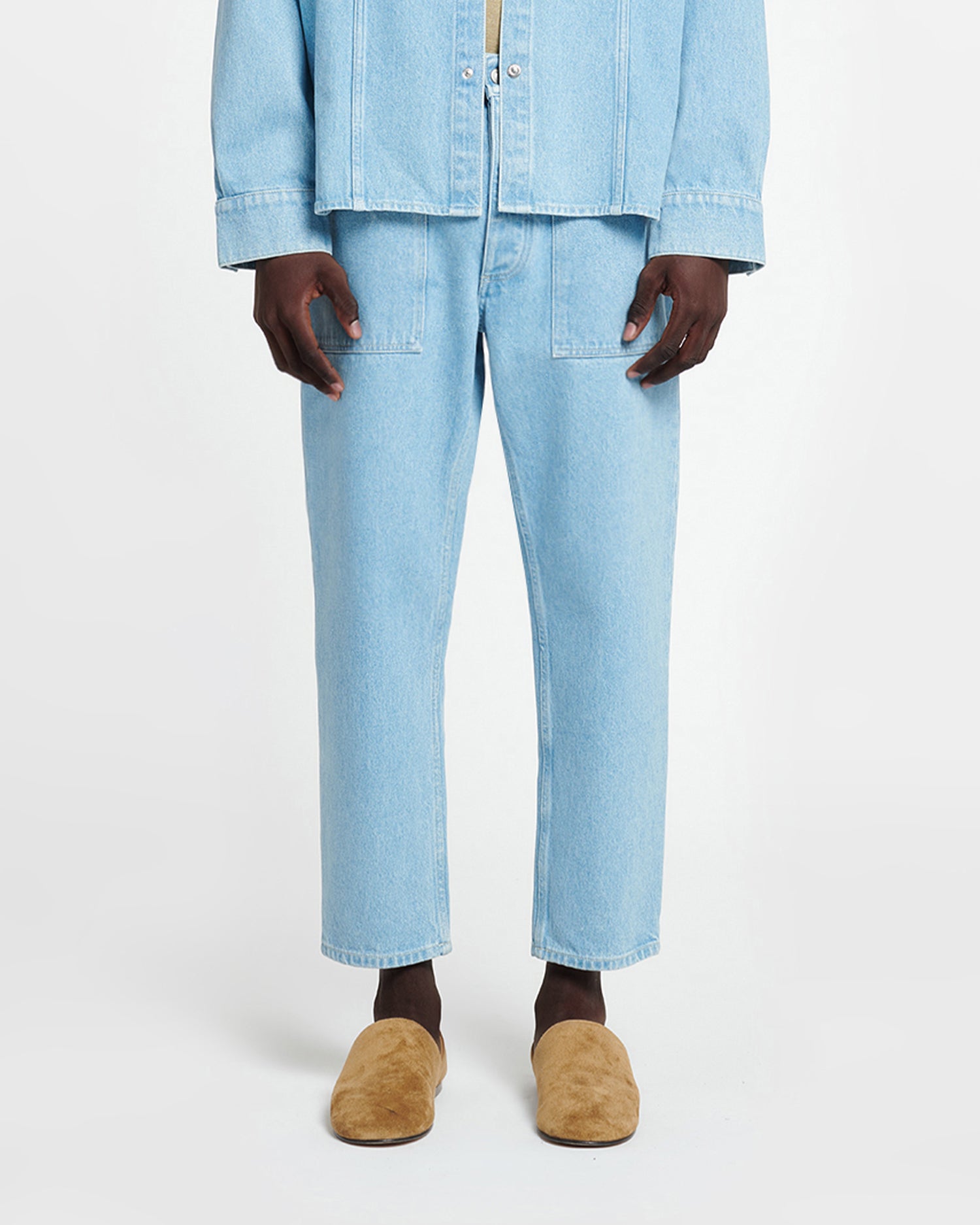 Jasper - Workwear Jeans - Eco Light Wash – Nanushka