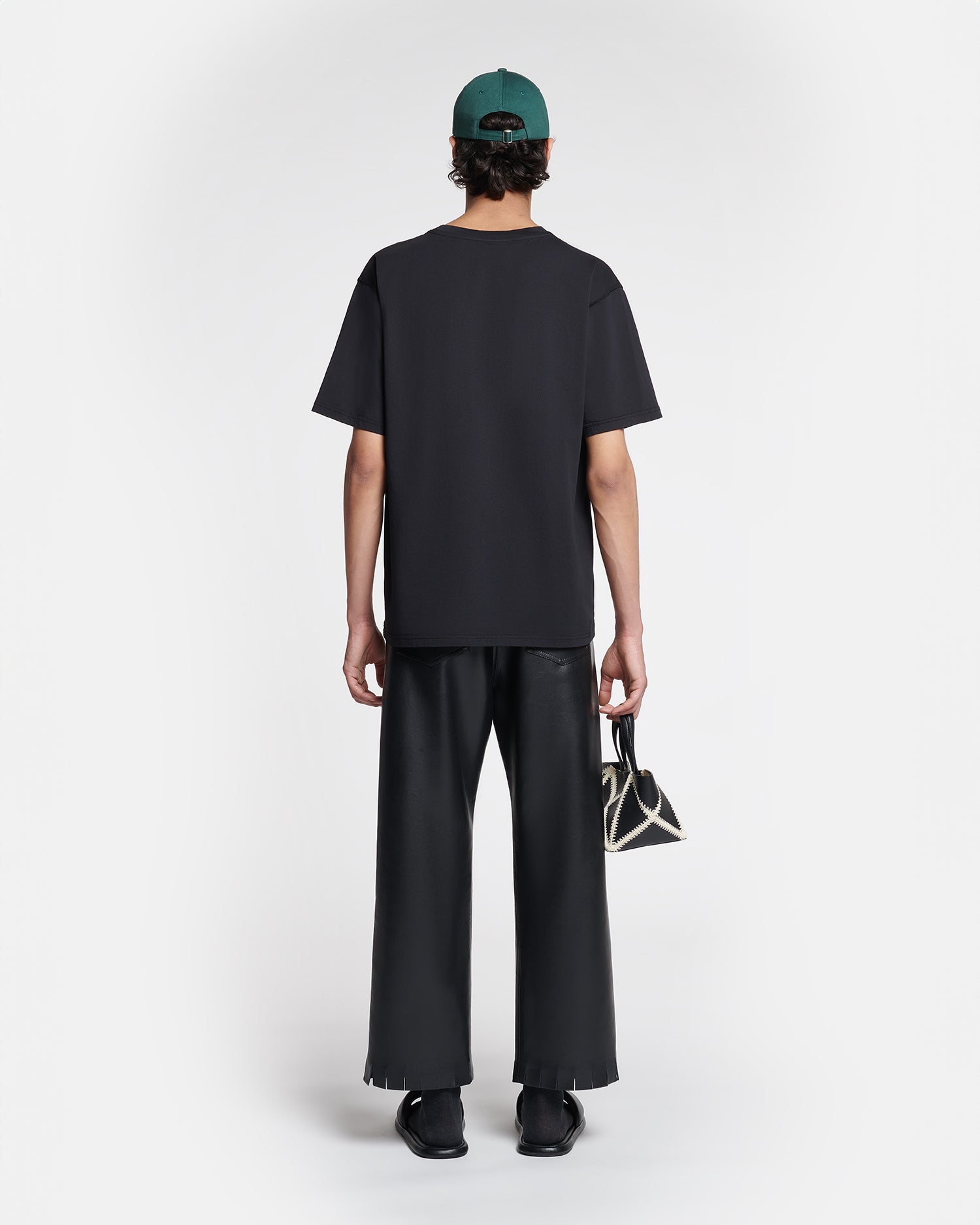 Reece - Embroidered Cotton-Jersey T-Shirt - Black – Nanushka