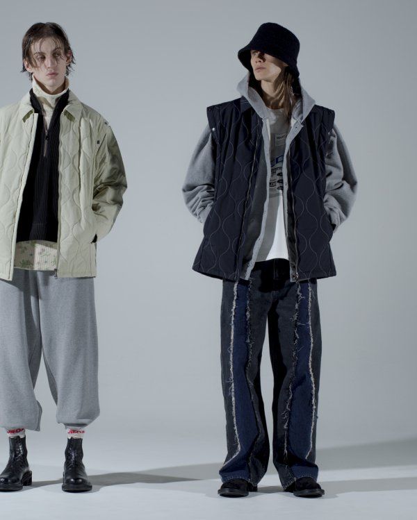 JIEDA - SWITCHING OVER DENIM PANTS/BLACK | NapsNote