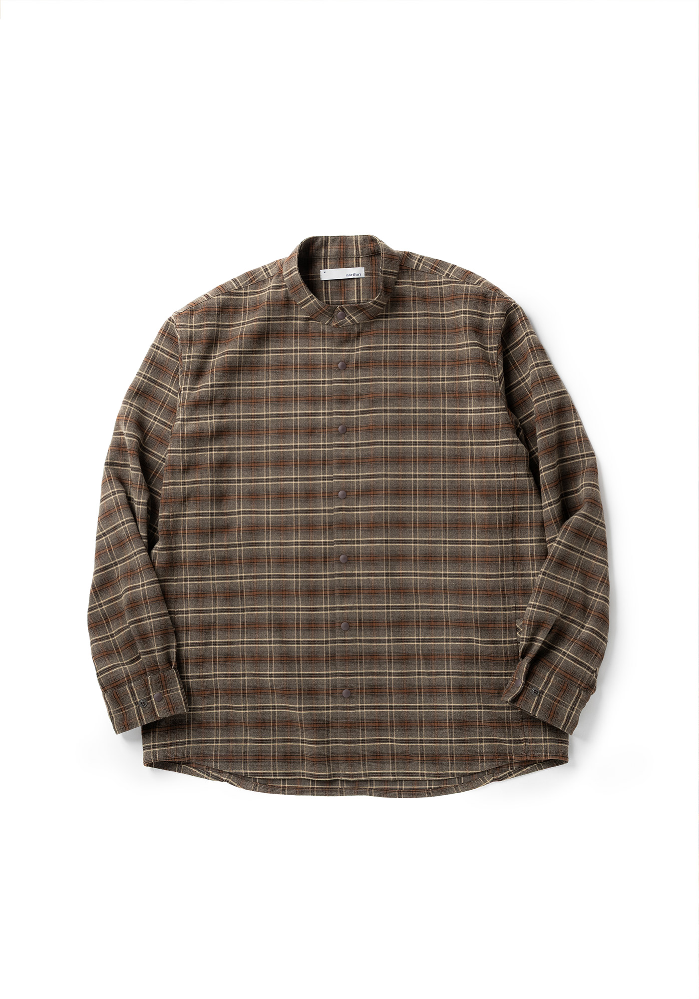 ネルチェックスタンドシャツ｜narifuri オンラインストア