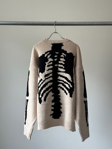 KAPITAL (キャピタル) 5G ウール BONEクルーセーターキナリ s.t.c