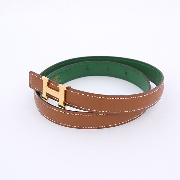 HERMES エルメス コンスタンス Hベルト #65 中古(ブラウン): VINTAGE