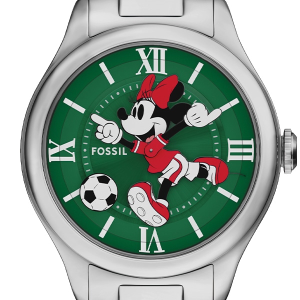 Fossil MICKEY AND FRIENDS サッカー LE1201 クォーツ レディース