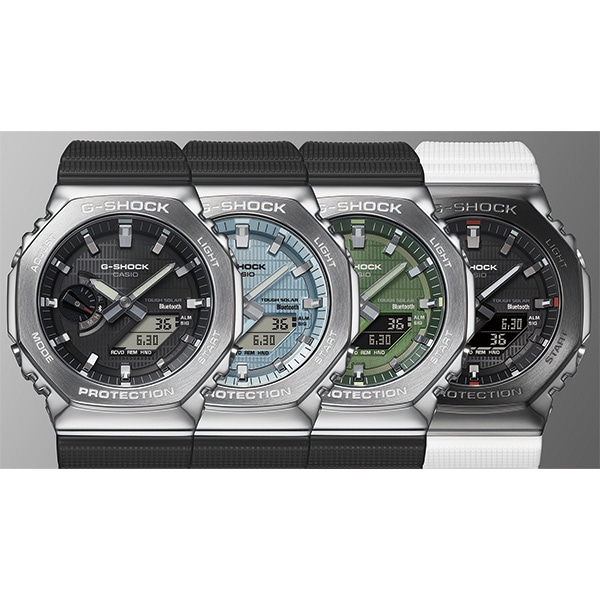 G-SHOCK オクタゴン GBM-2100B-7AJF アナデジ ソーラー Bluetooth