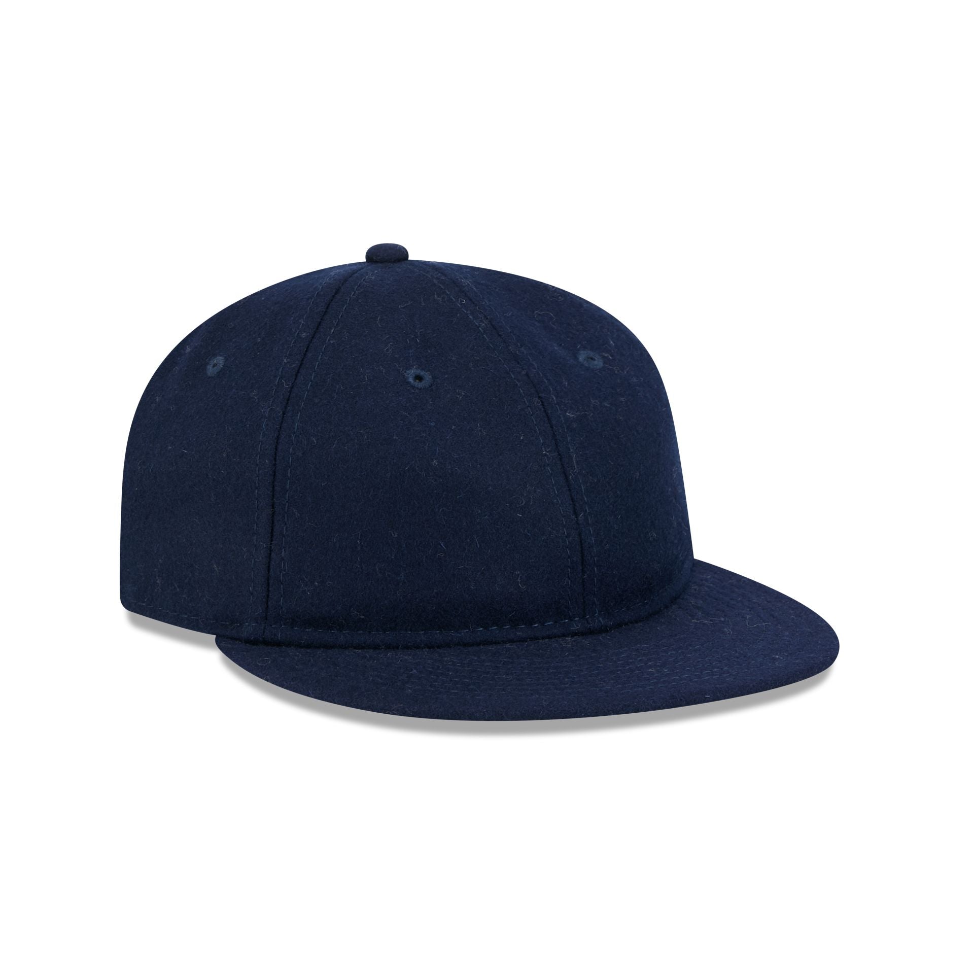 New Era Cap Navy Melton Wool Retro Crown 9FIFTY Strapback Hat