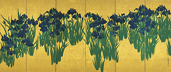 燕子花図｜根津美術館