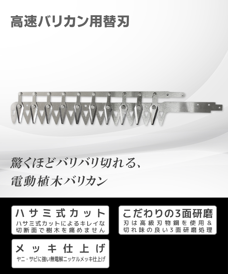 ニシガキ工業株式会社 / 高速バリカン用替刃