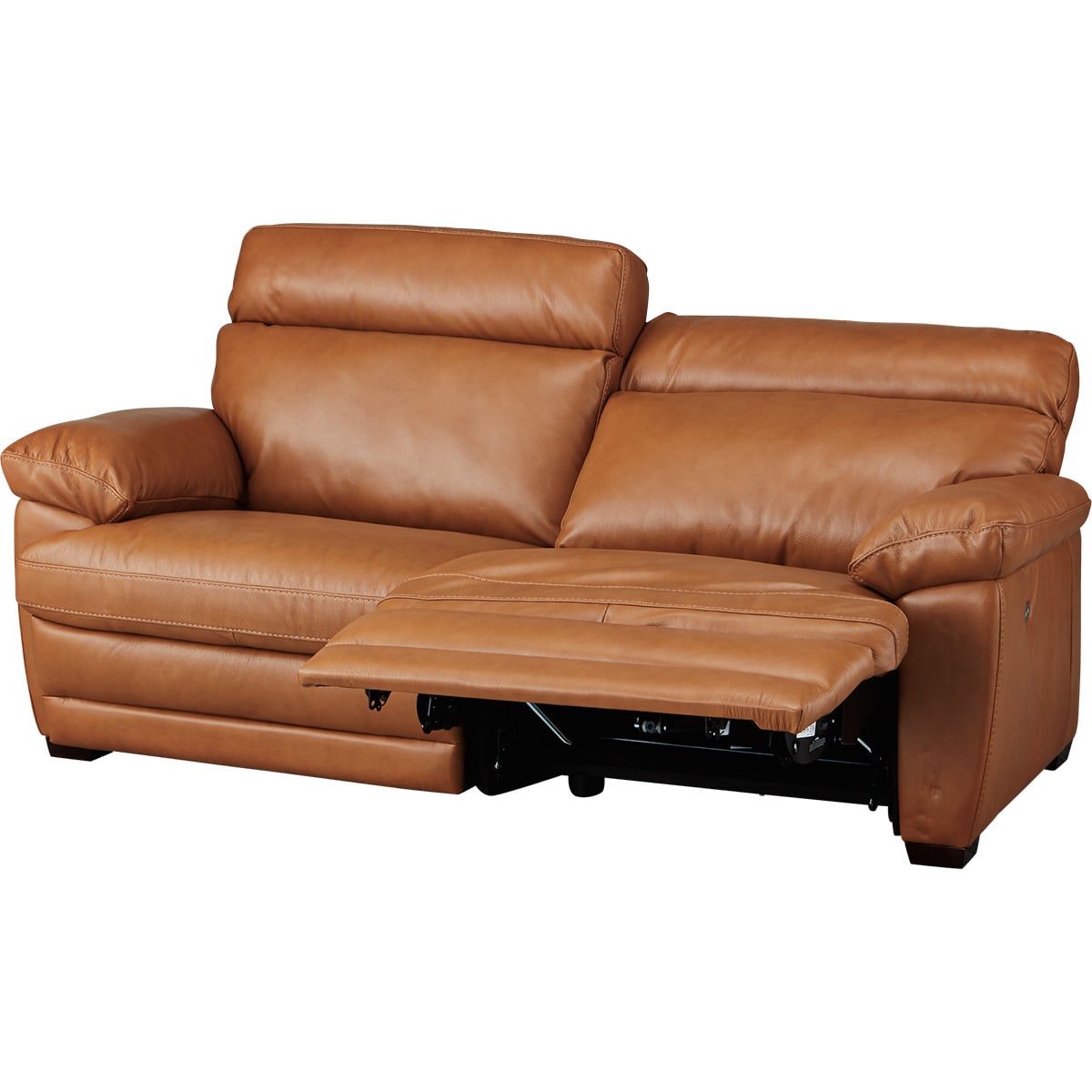 3人掛け左電動リクライニングソファ 本革タイプ (NZ278 BR) | ニトリ