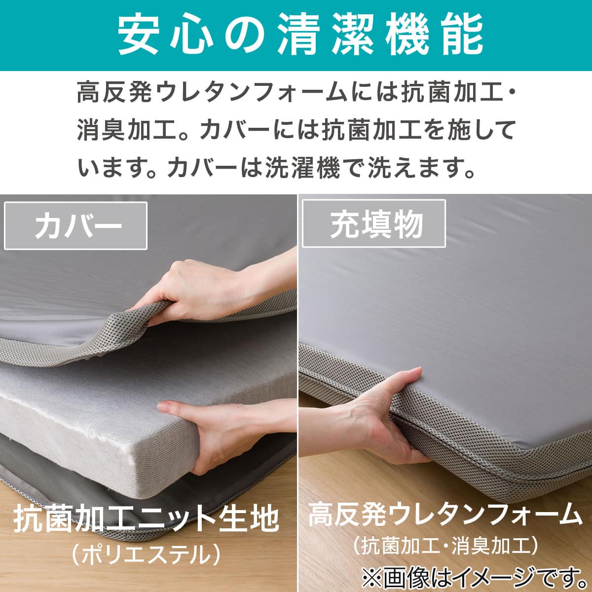 高反発敷布団 セミダブル(プレミアサポート F2301 SD) | ニトリネット