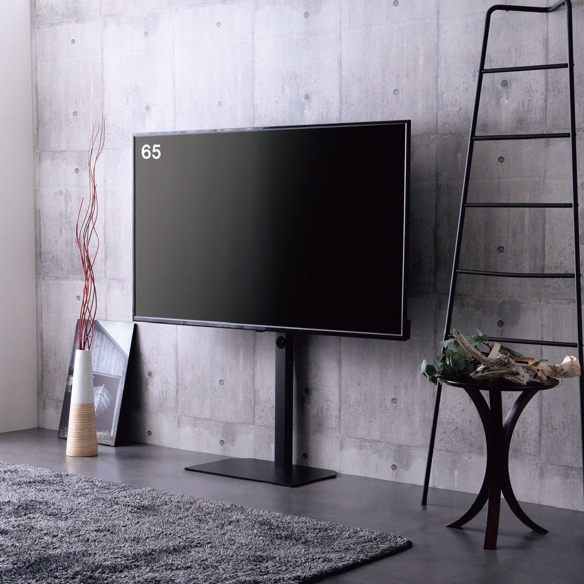 壁寄せテレビスタンド (HTR01 BK) | ニトリネット【公式】 家具