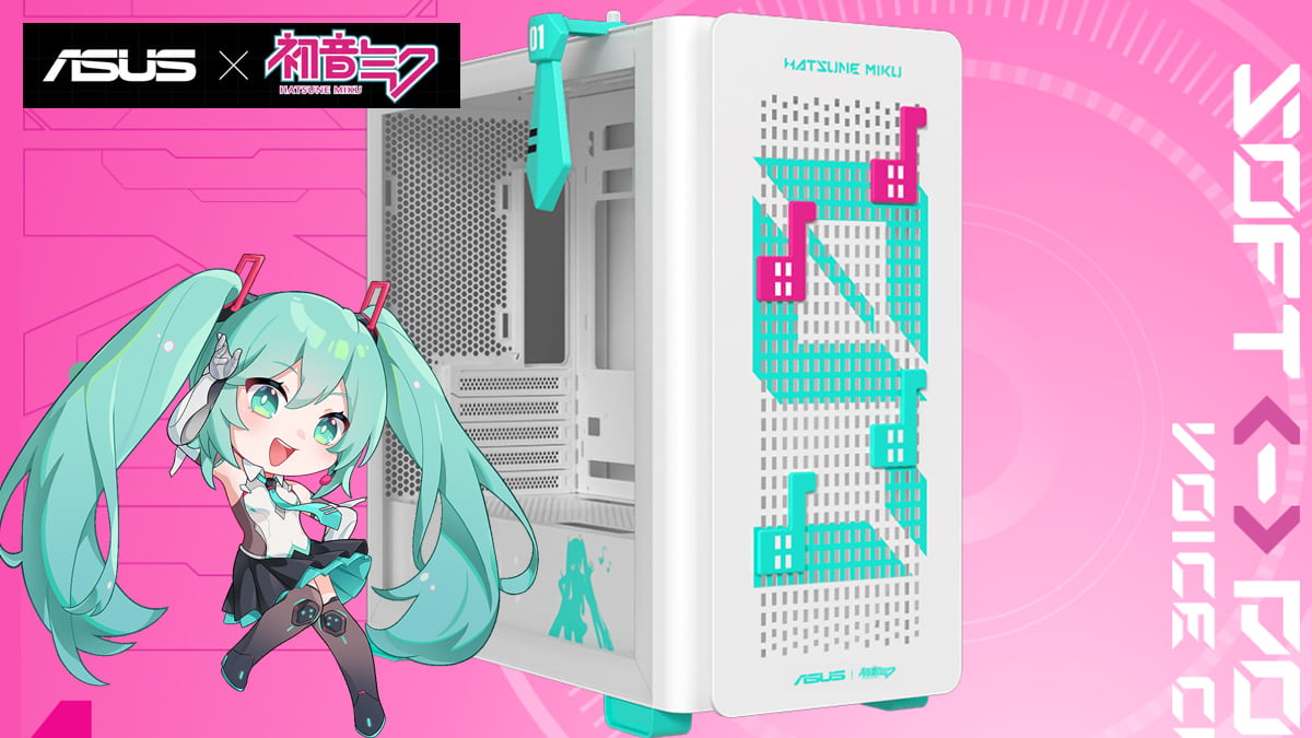ASUS A23 初音ミク コラボ PCケース 限定モデル ASUS A23 Hatsune Miku