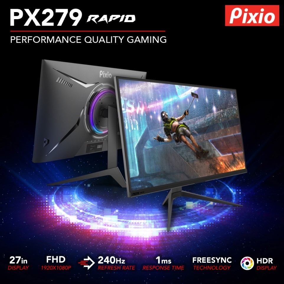 モニタ】 Pixio Japan、お手頃価格な240Hzモニタ『PX279RP』の取り扱い