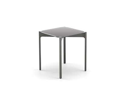 アイゾンサイドテーブル39×39／ガラス ｜ ニチエス NICHIESU