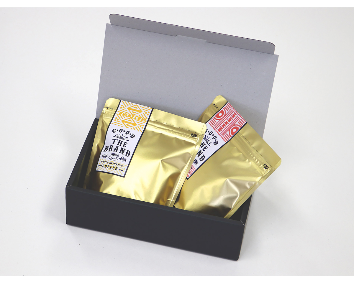 チャック付アロマキープパック100g ゴールド｜ニコノスオンライン