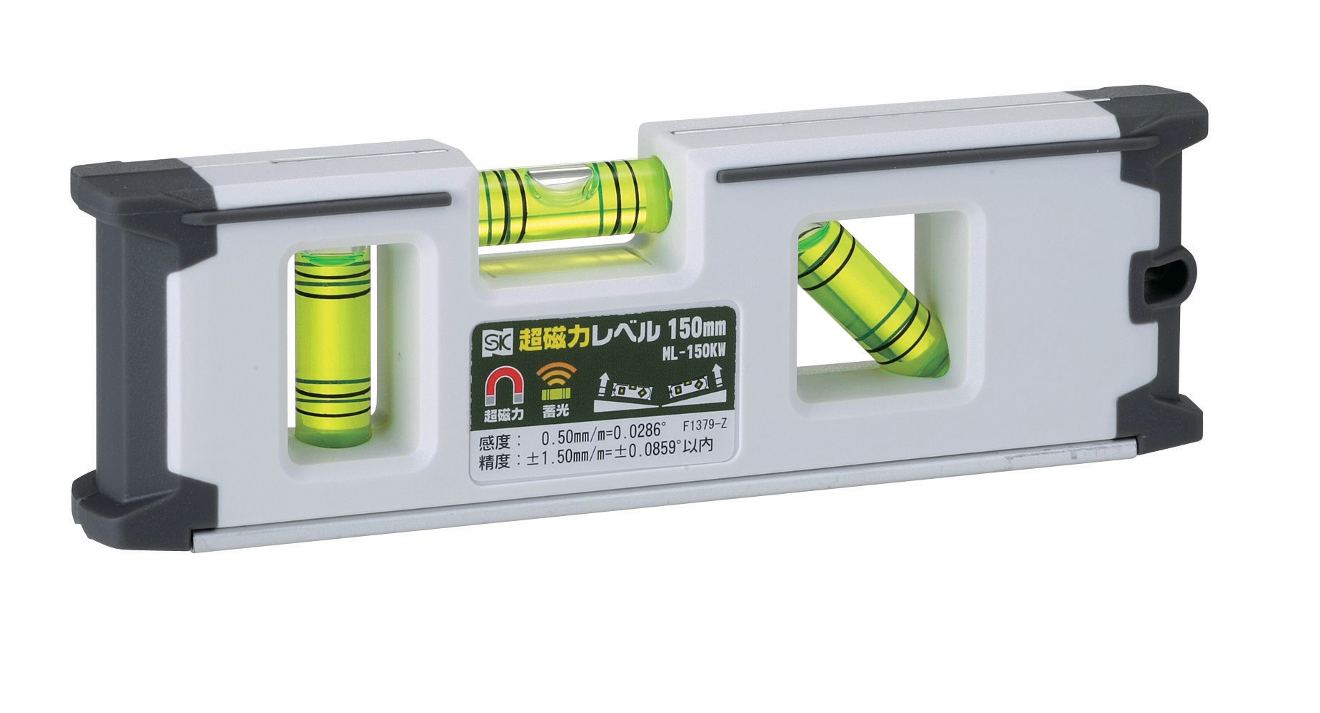 製品情報｜超磁力レベル 150mm 白｜新潟精機株式会社｜新潟精機株式