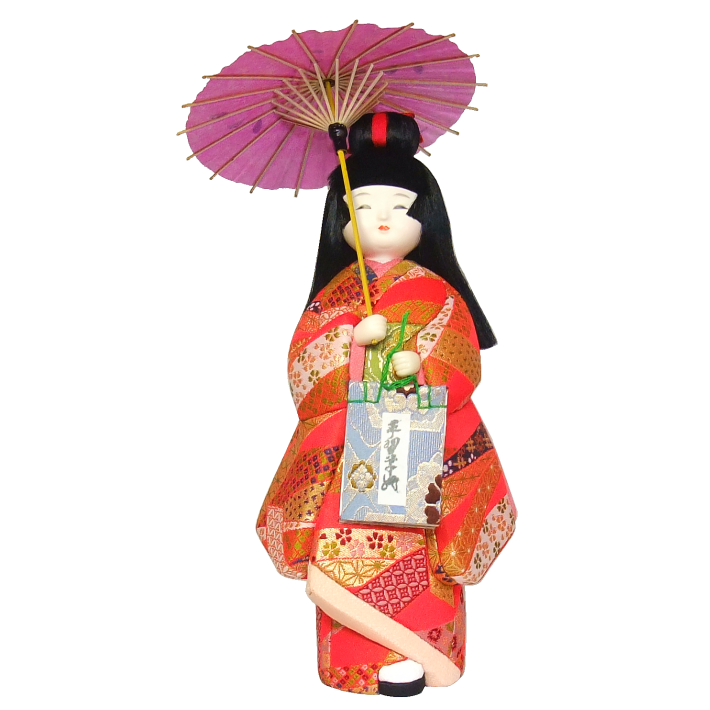 木目込人形 童人形 手習い【人形堂】