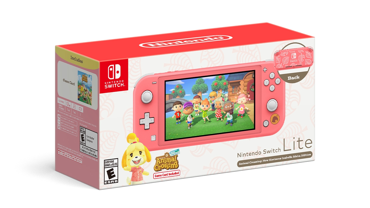 Nintendo Switch Lite - Animal Crossing: New Horizons Bundles