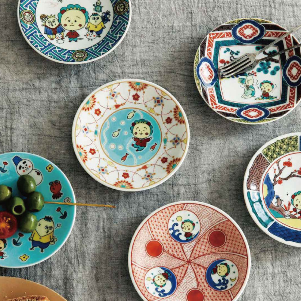 コジコジ」とFELISSIMO「ミニツク®」コラボの第2弾。九谷焼や西陣織