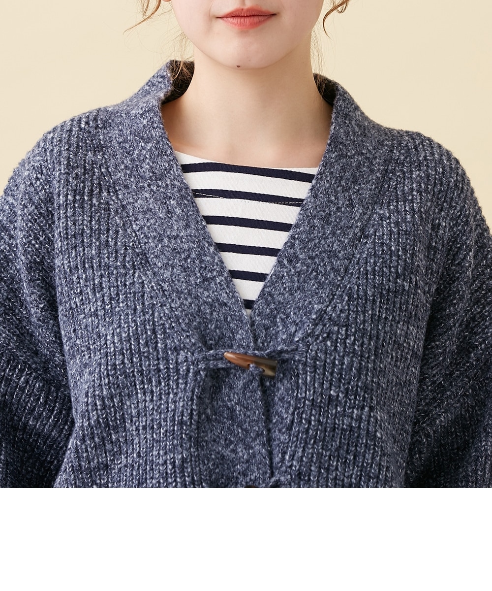 トグルボタンダッフル風ニットカーディガン ＜Le temps riche＞ 通販