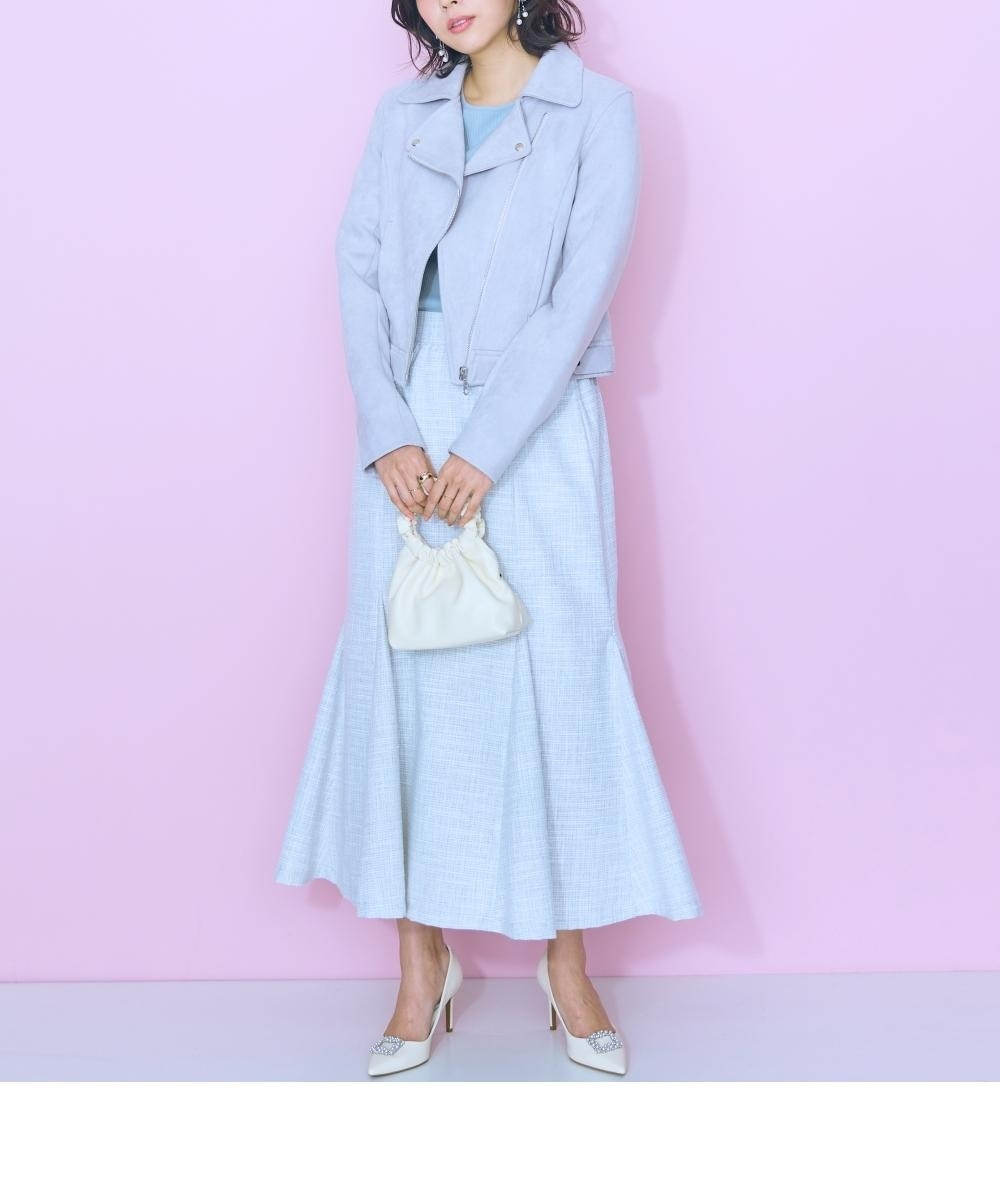 大きいサイズ＞サマーツイードマーメイドスカート marun 通販【ニッセン】