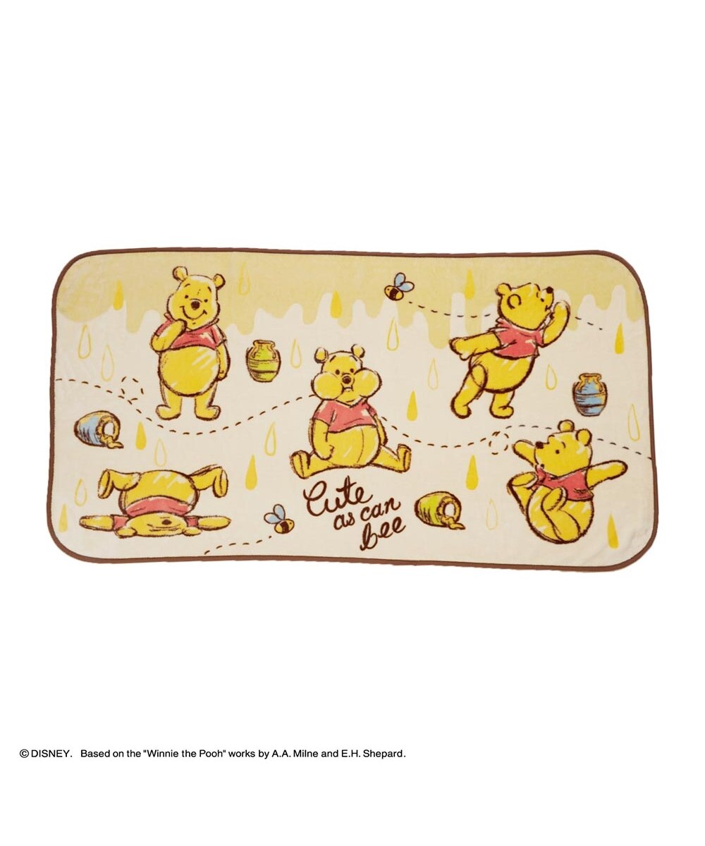 ふんわりフランネルひざ掛け くまのプーさん「ハニードリップ」 通販