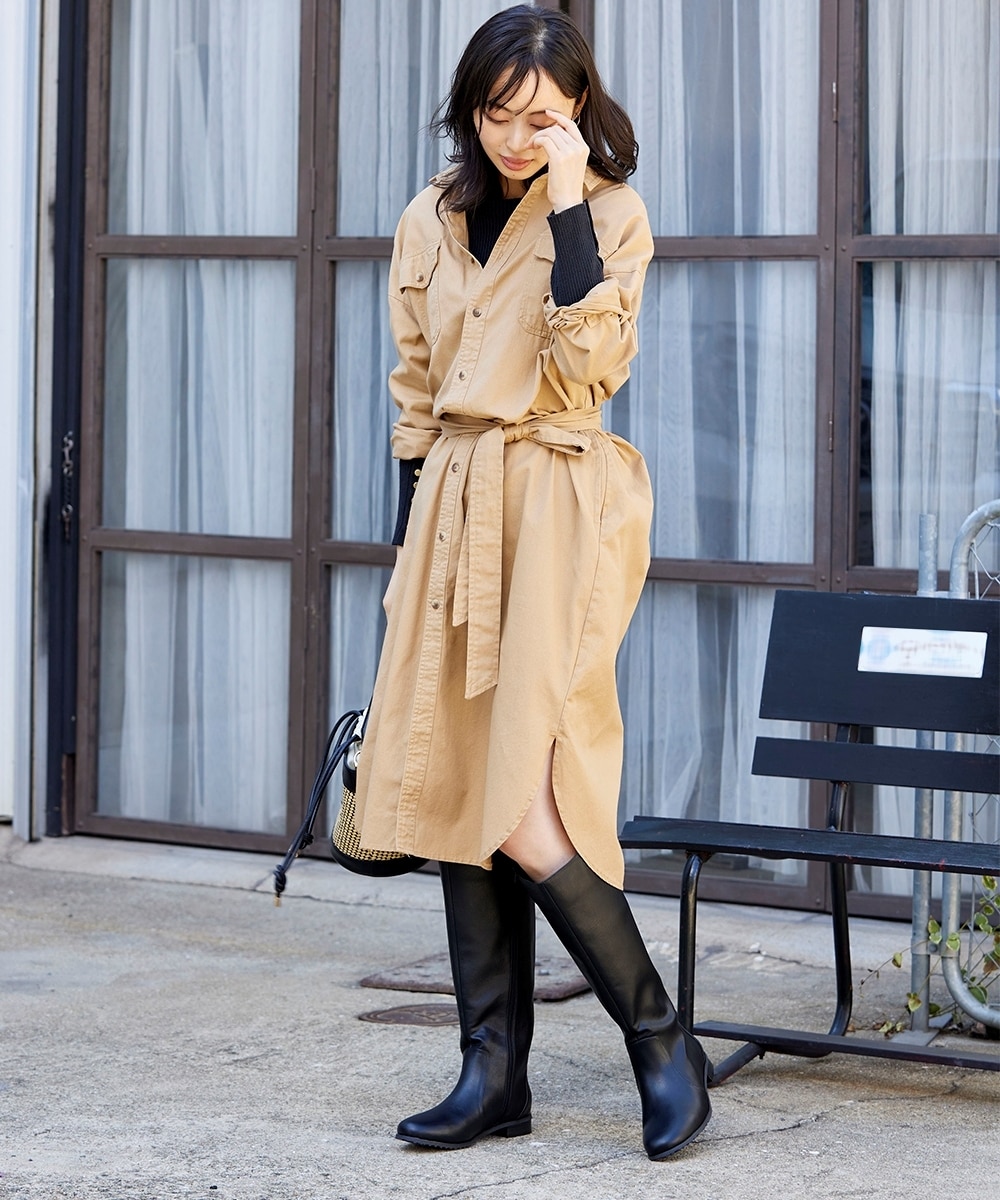 ゆったり幅広】ロングブーツ（選べる履き口） 通販【ニッセン】