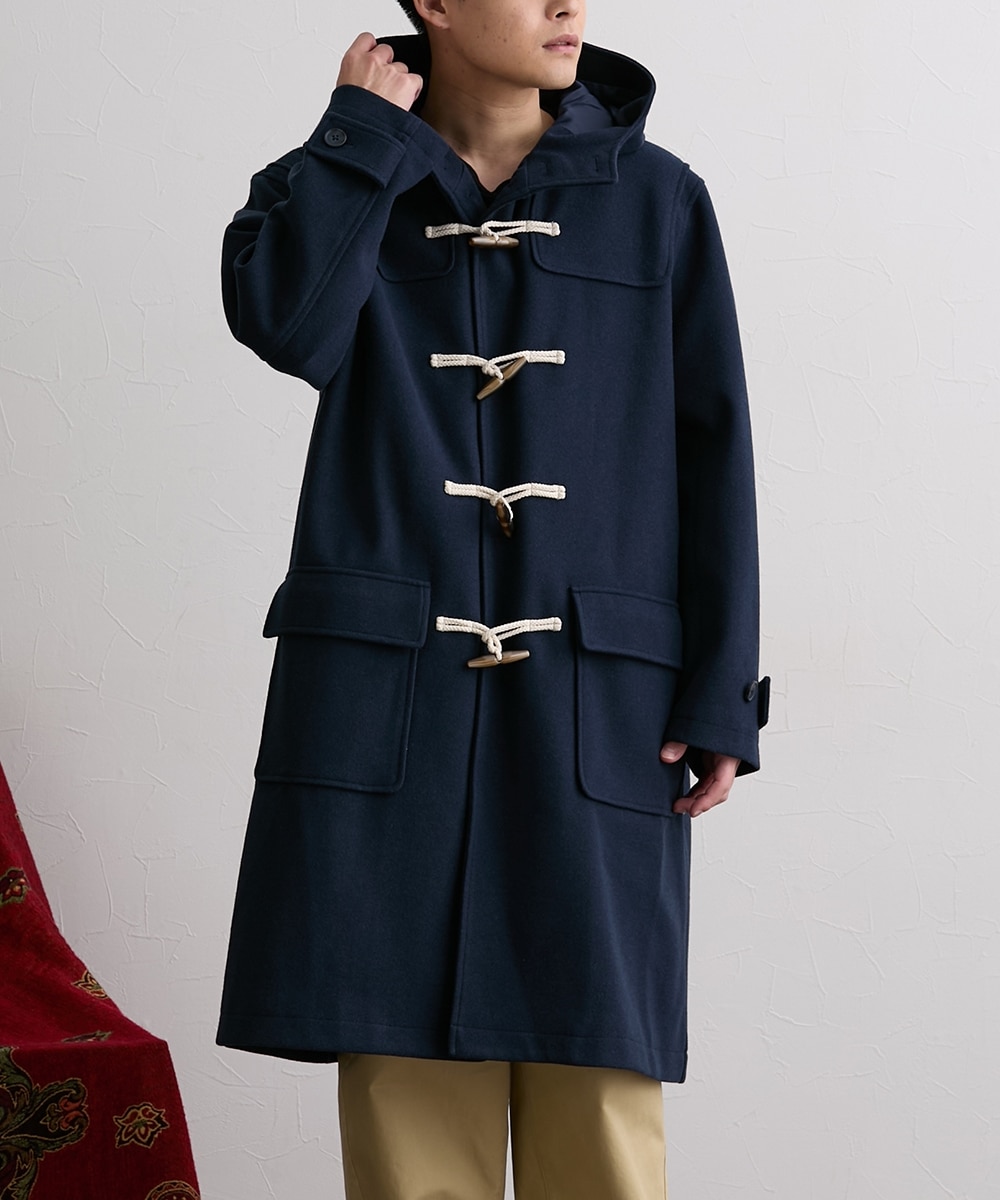 フェイクウールオーバーサイズダッフルコート 通販【ニッセン】