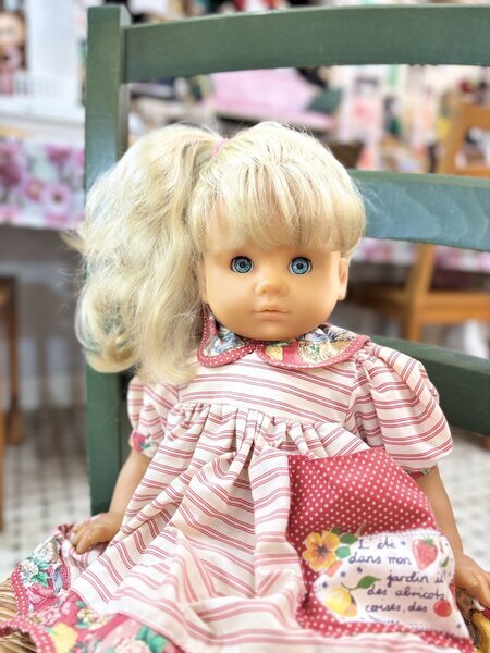 ブロンドのブルーの瞳の女の子 ドイツ製 ヴィンテージZaph46cm - N's