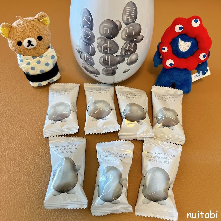 関西万博】電力館のピンバッジと可能性のタマゴくじ（ガチャガチャ