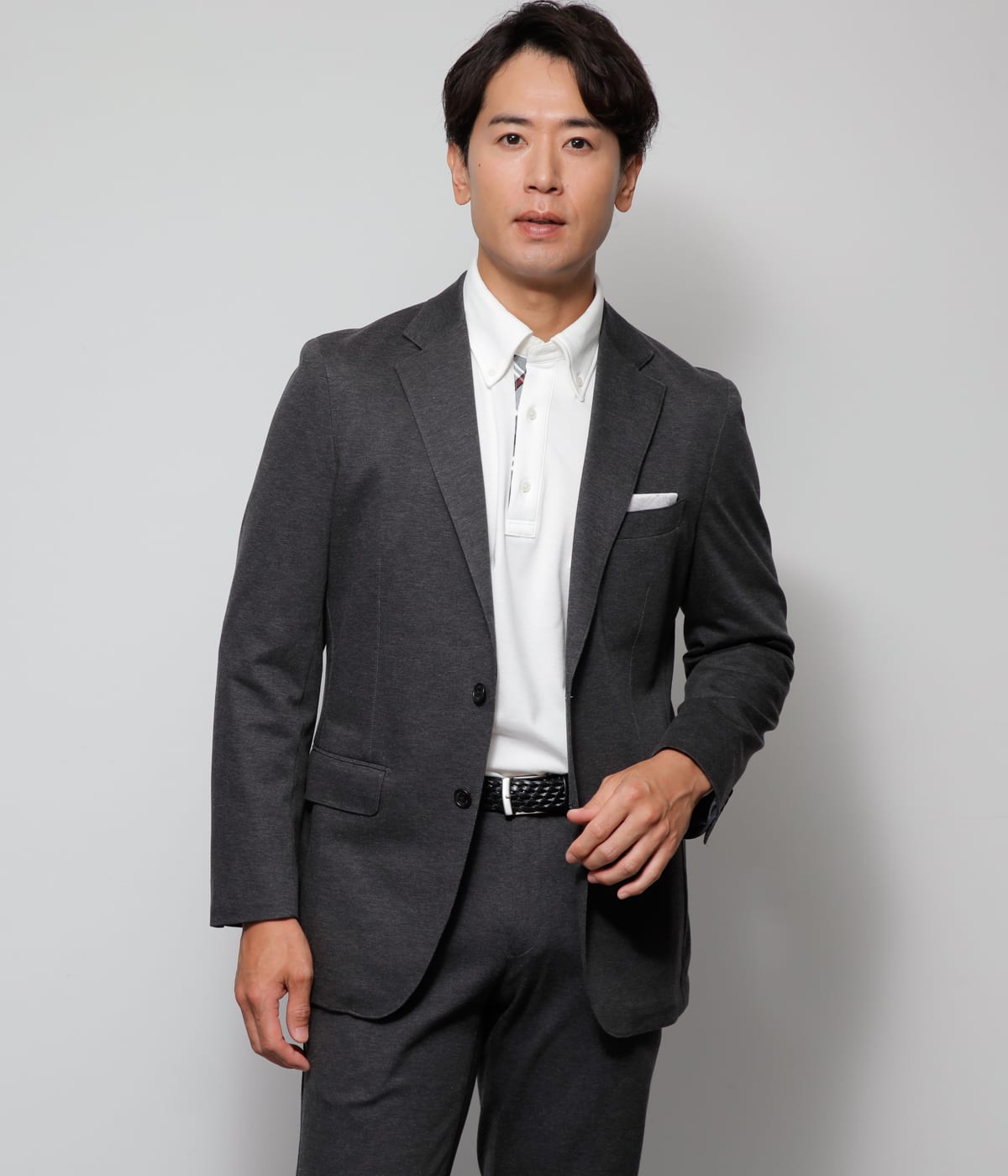 ストレッチ・ウォッシャブル】ハイゲージ ジャージー モクロディー