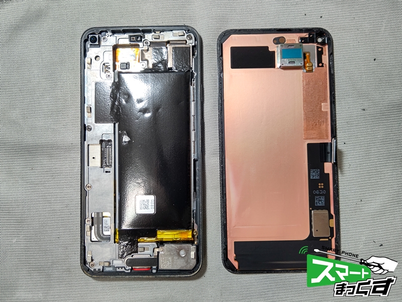 Google Pixel 5 バッテリー交換修理 -滋賀- 東京・大阪・滋賀の