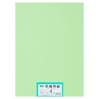 スマートオフィス】再生色画用紙 4ツ切100枚 うすクリーム 大王製紙