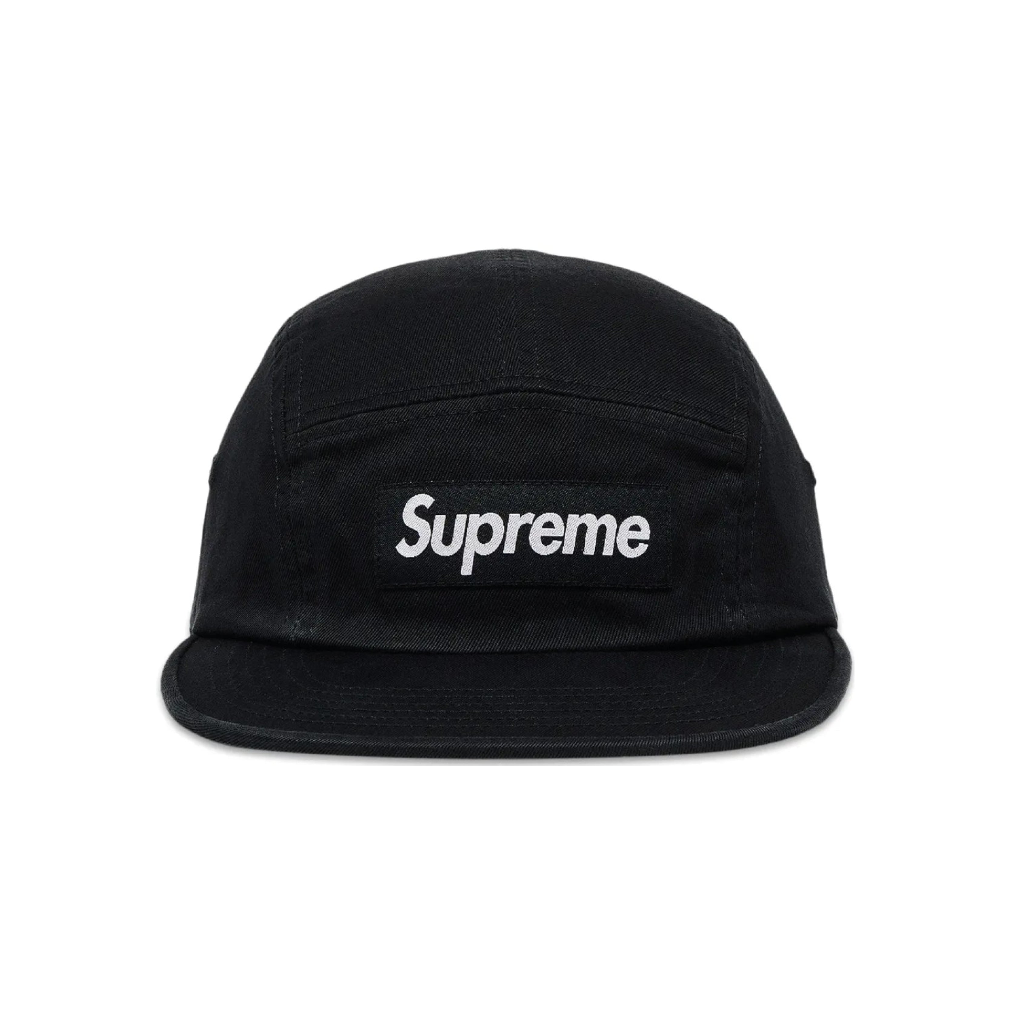 Supreme Washed Chino Twill Camp Cap 'Black' - SneakSurf SG